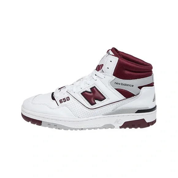NEW BALANCE BB650RCH High Top Sneakers Men's US 13 White Basketball Shoes NEW - Picture 2 of 16
